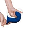 HITSENS 1 - Dildo de Silicona de Doble Densidad (Azul Eléctrico)